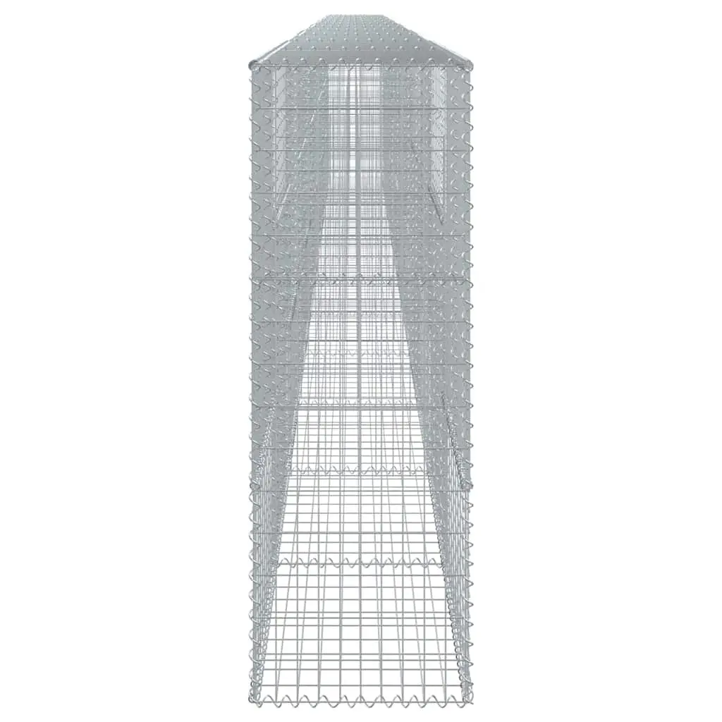 Gabion Basket Galvanised Iron Wire 1200x50x150cm Silver