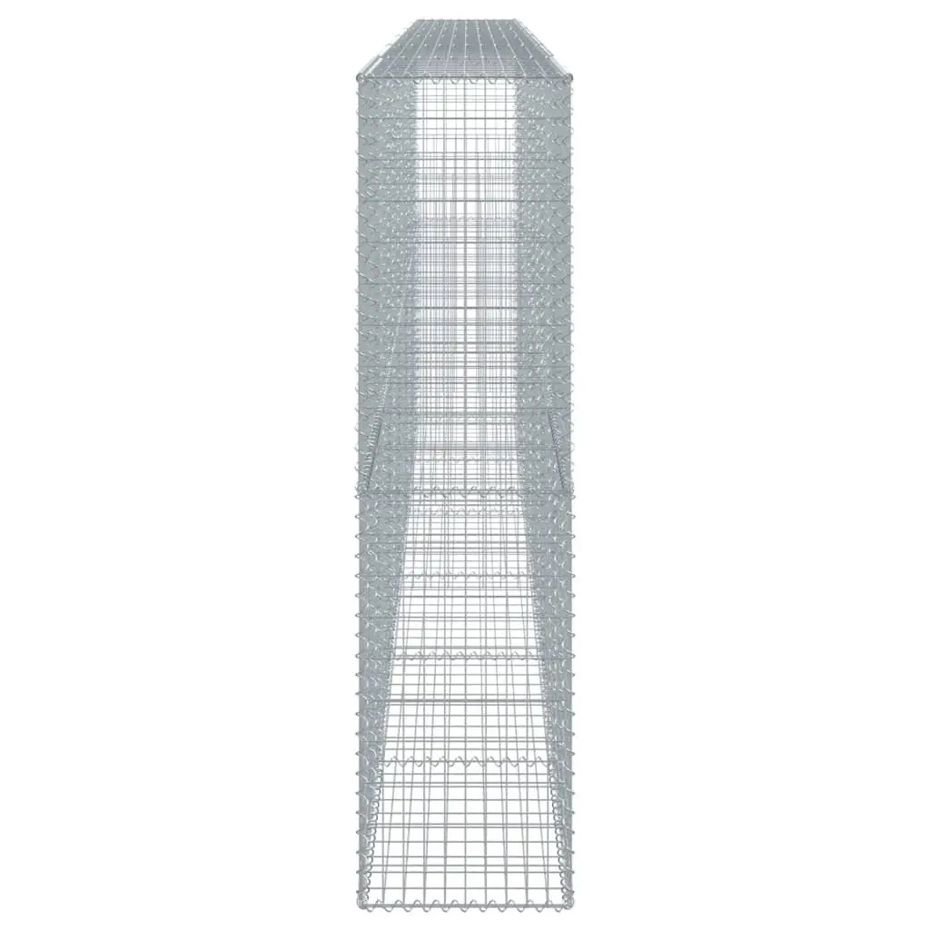 Gabion Basket Galvanised Iron Wire 600x50x200 cm Silver