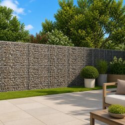 Durable Gabion Basket with Cover 700x50x200 cm
