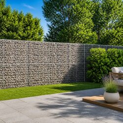 Durable Gabion Basket 900x50x200cm with Cover