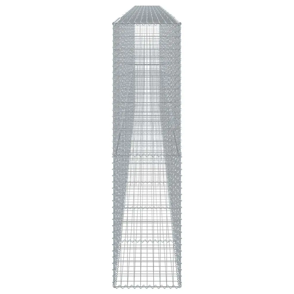 Gabion Basket Galvanised Iron Wire 900x50x200cm Silver