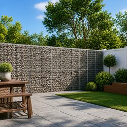 Durable Gabion Basket with Cover for Landscaping