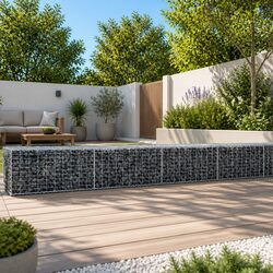 Durable Gabion Basket with Cover 900x100x50cm