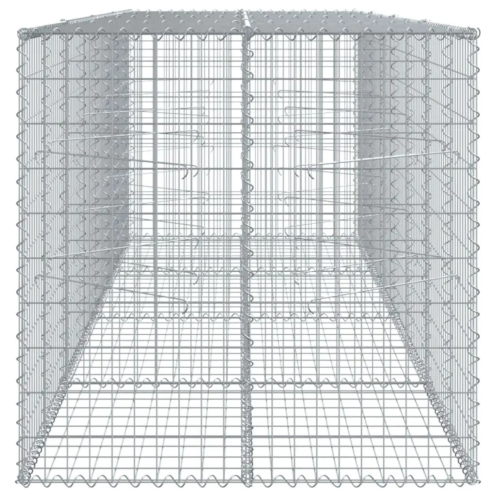 Gabion Basket with Cover 400x100x100 cm