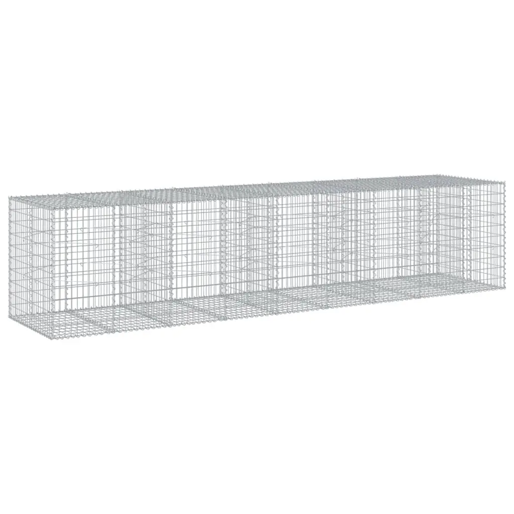 450x100x100 cm Gabion Basket with Cover for Landscaping