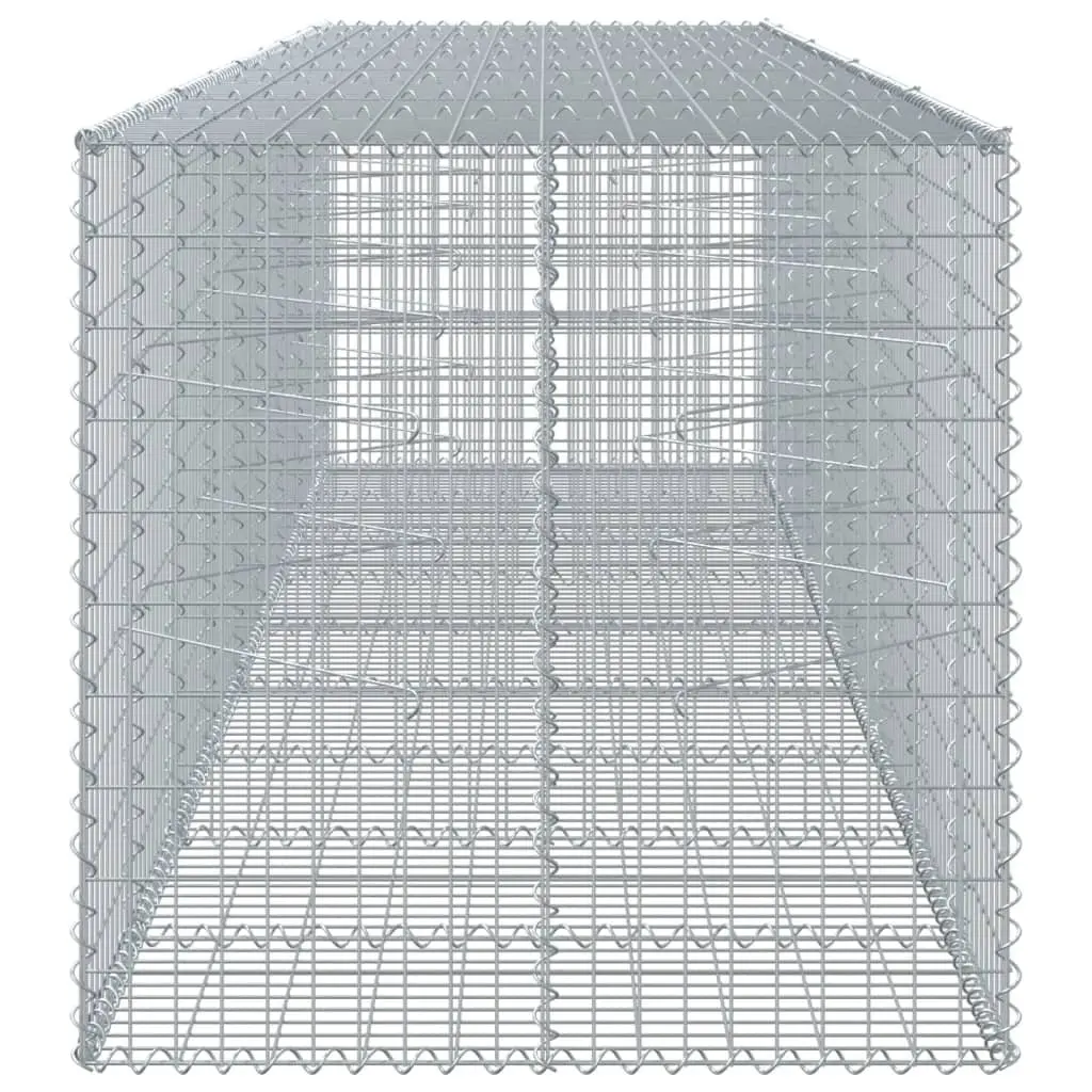 450x100x100 cm Gabion Basket with Cover for Landscaping