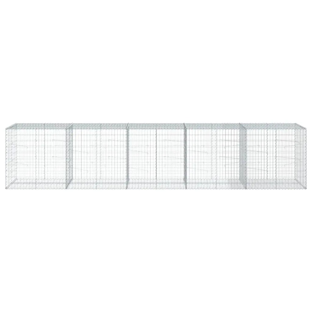 Galvanised Iron Gabion Basket 500x100x100cm