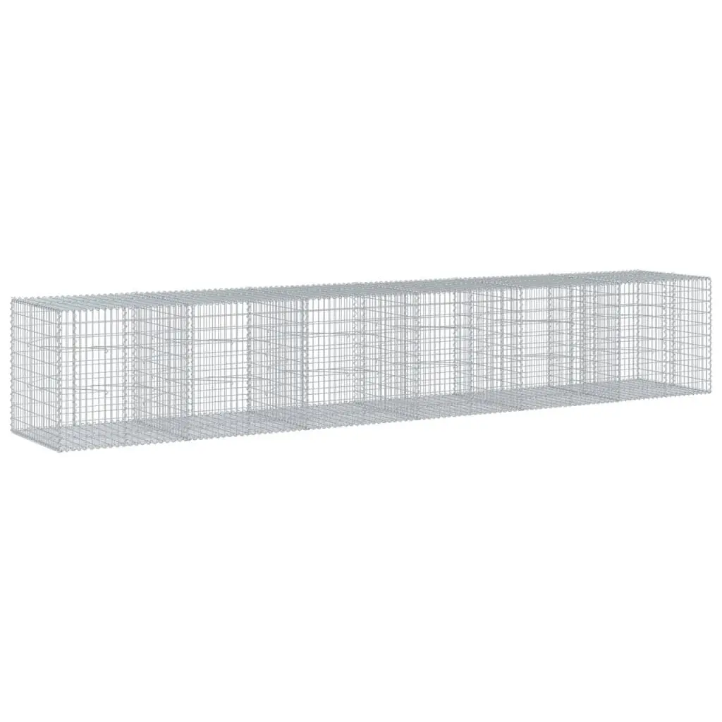 Gabion Basket with Cover 600x100x100 cm