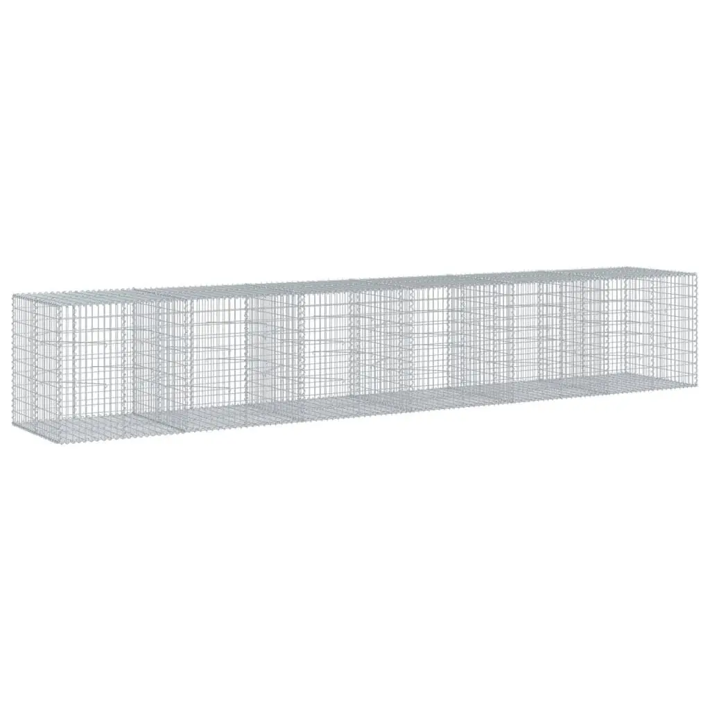 Gabion Basket with Cover 600x100x100 cm