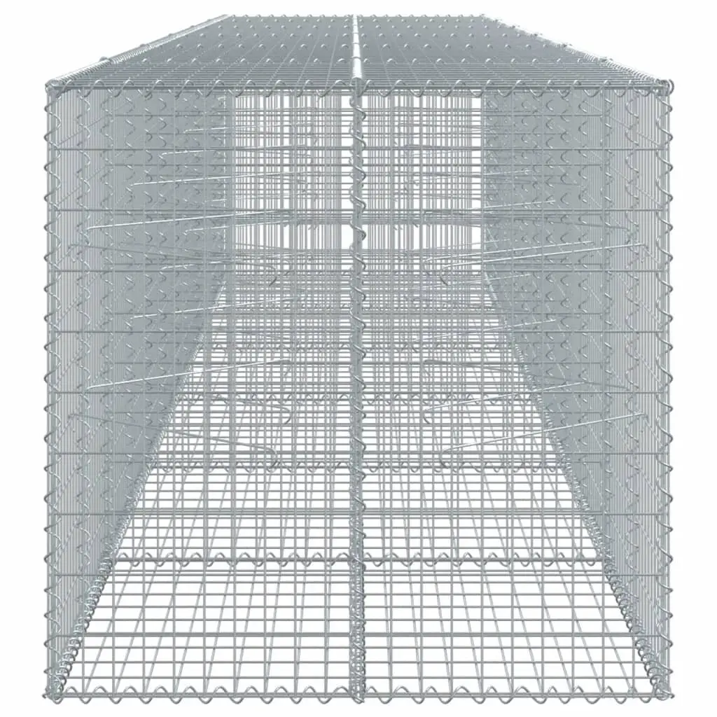 Gabion Basket with Cover 600x100x100 cm