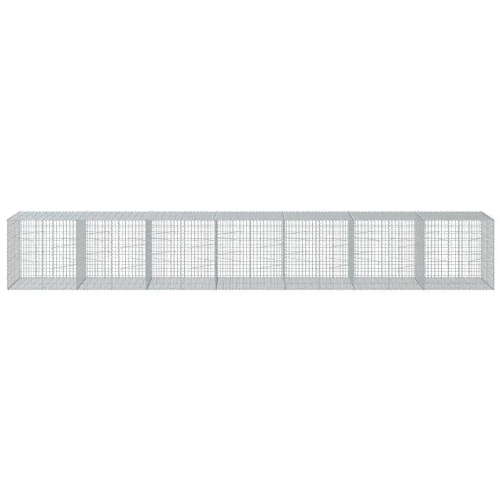 Gabion Basket with Cover 700x100x100 cm