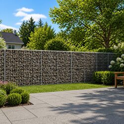 Durable Gabion Basket with Cover 1150x100x100 cm
