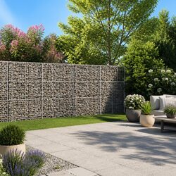 Durable Gabion Basket with Cover 800x100x150 cm