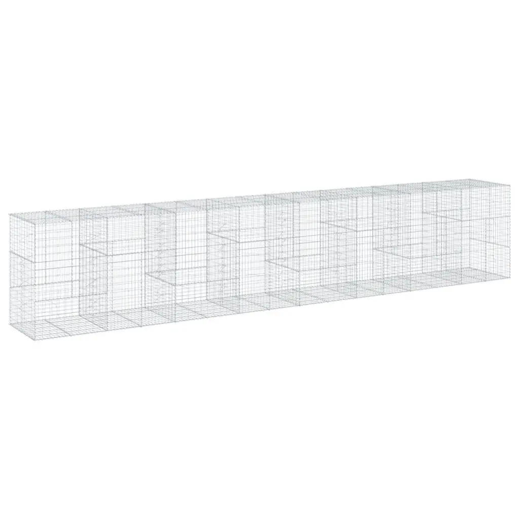 Gabion Basket with Cover 800x100x150 cm
