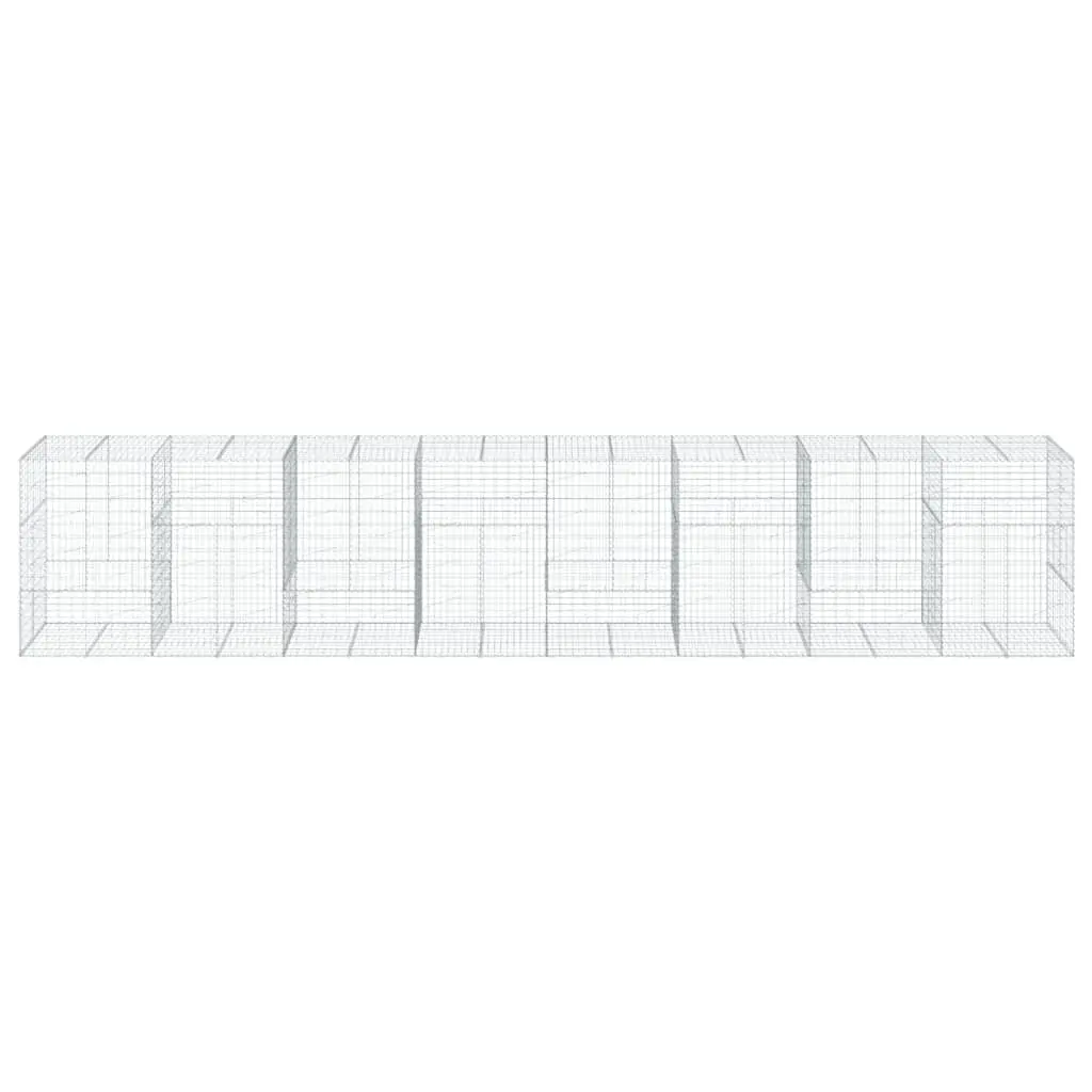 Gabion Basket with Cover 800x100x150 cm