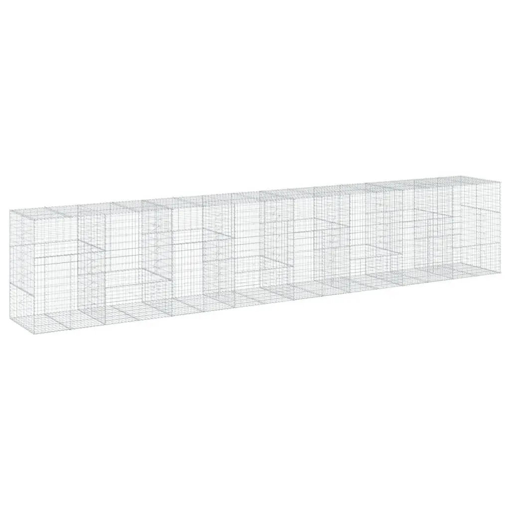 Gabion Basket with Cover 800x100x150 cm