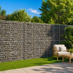 Durable Gabion Basket with Cover 350x100x200cm