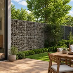 Premium Gabion Basket with Cover 450x100x200 cm