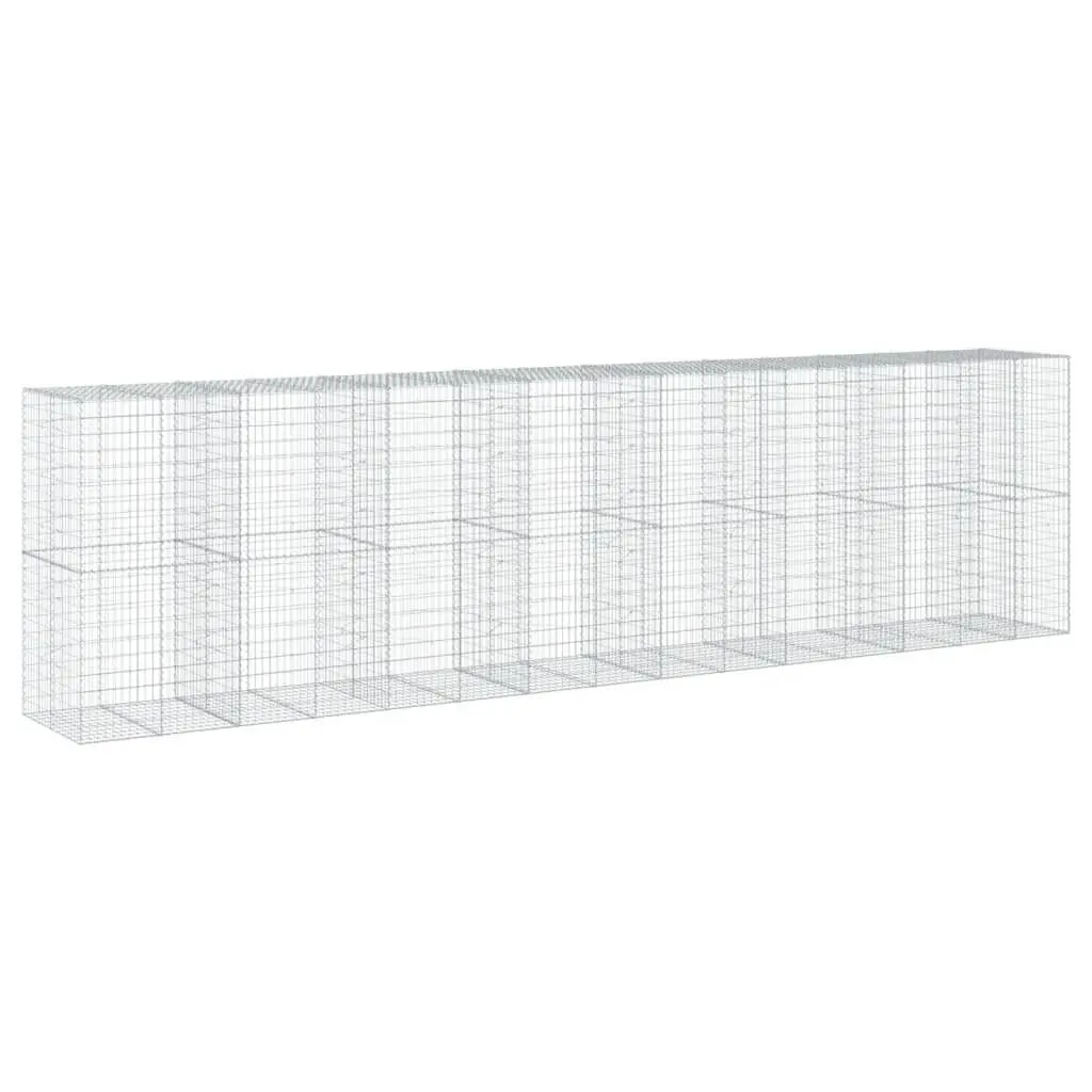 Gabion Basket with Cover for Outdoor Use 750x100x200cm