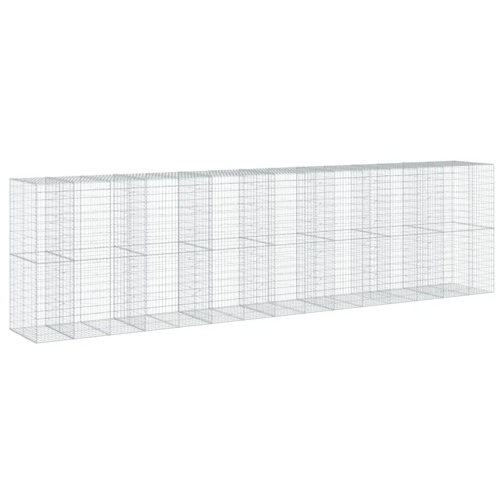 Gabion Basket with Cover for Outdoor Use 750x100x200cm