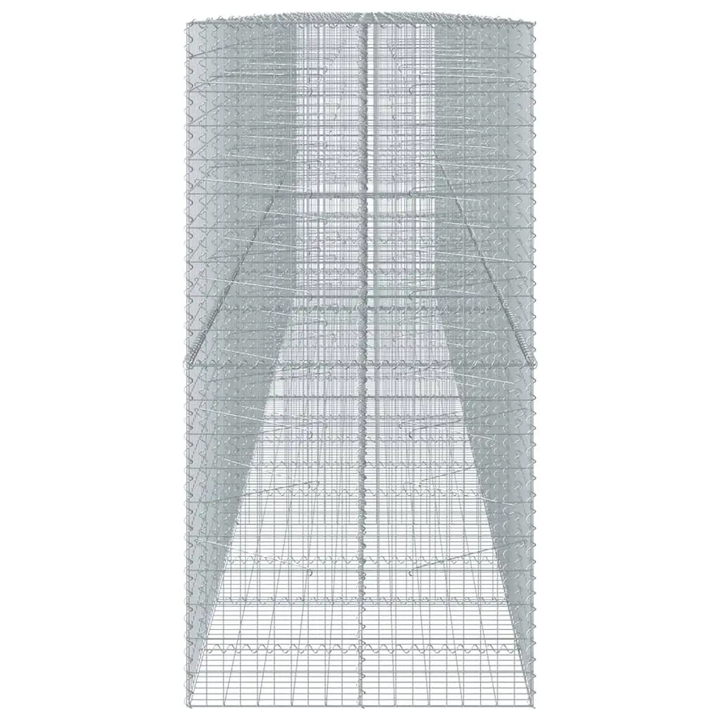 Galvanised Iron Gabion Basket with Cover 850x100x200 cm