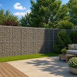 Premium Gabion Basket with Cover 1200x100x200 cm