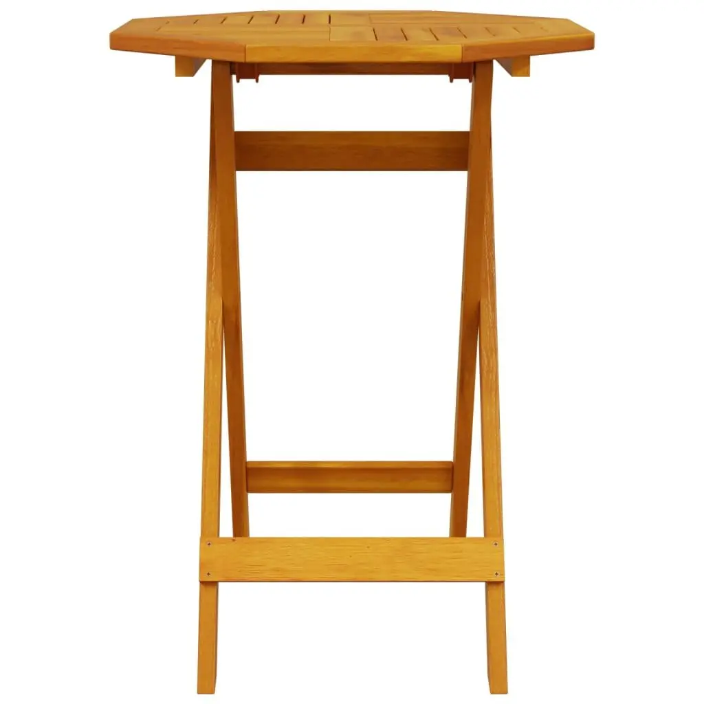 Solid Wood Acacia Folding Bistro Set for Outdoor Spaces