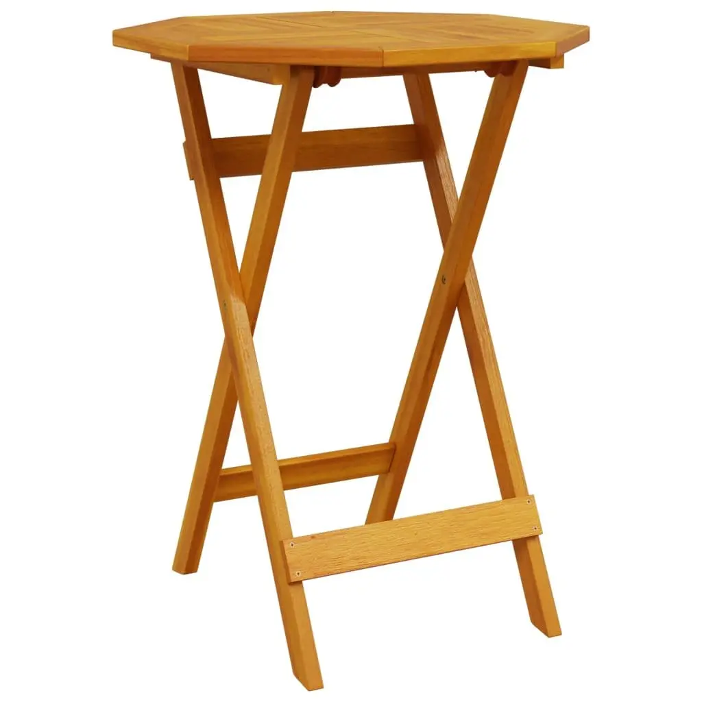 3 Piece Folding Bistro Set in Solid Acacia Wood