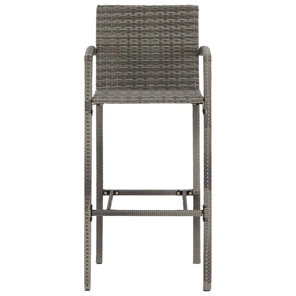 5 Piece Outdoor Bar Set with Durable Acacia Top