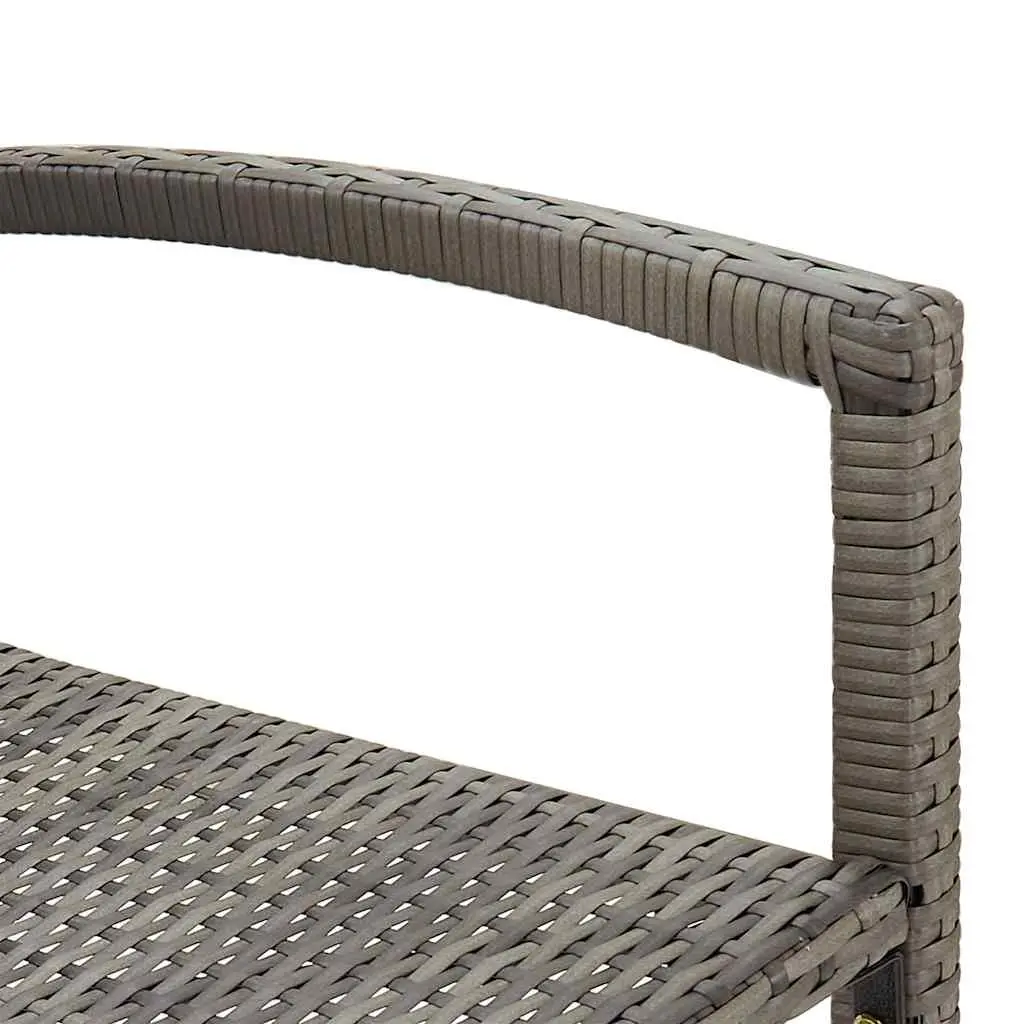 5 Piece Outdoor Bar Set with Durable Acacia Top