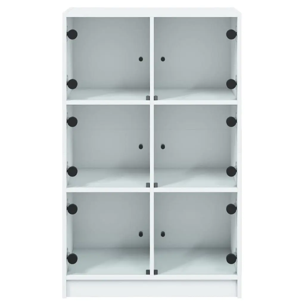 Highboard Storage Cabinet Engineered Wood 68W x 37D x 109H cm White