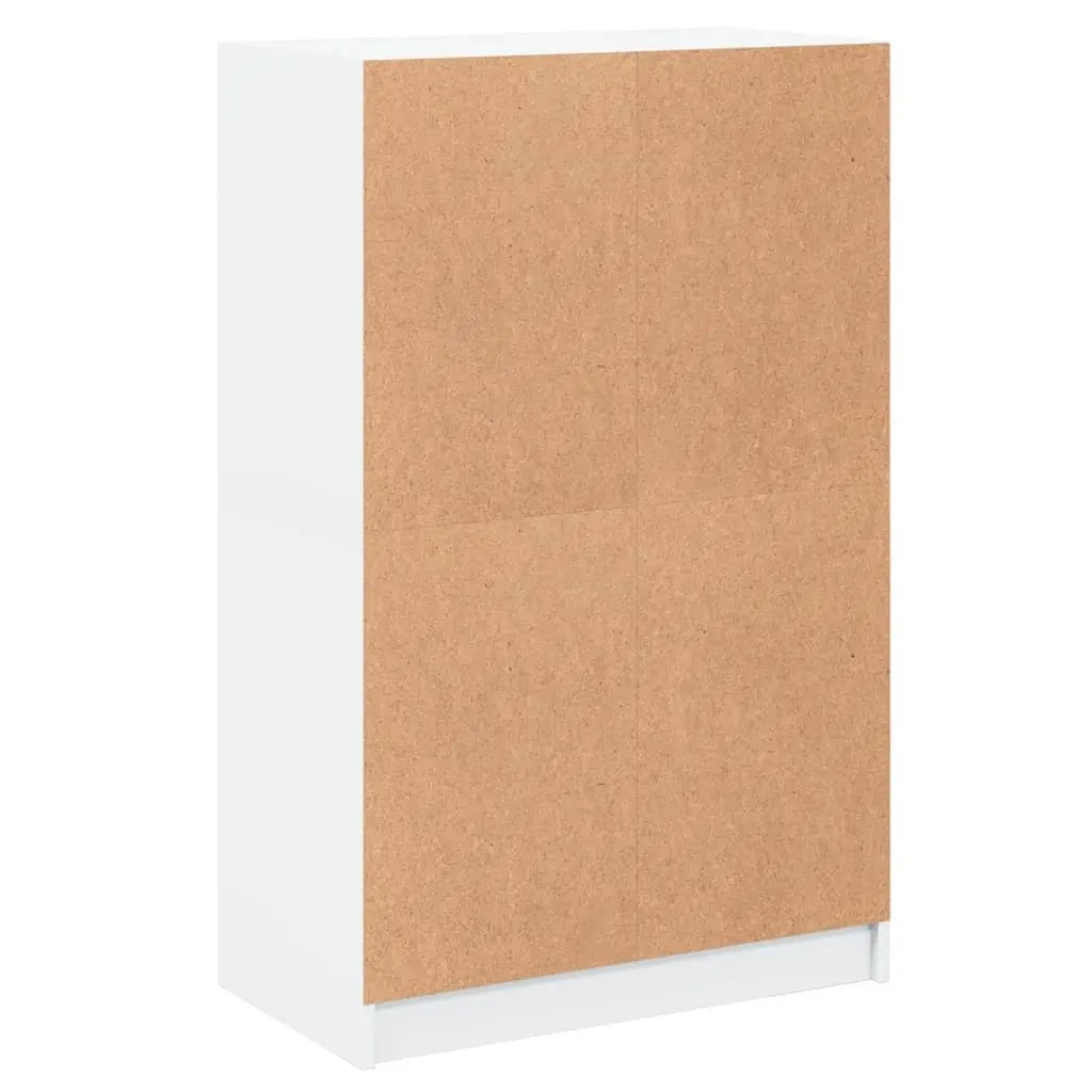 Highboard Storage Cabinet Engineered Wood 68W x 37D x 109H cm White