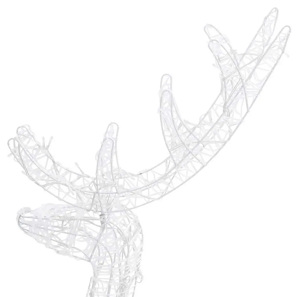 Reindeer Decoration Acrylic 128cm Blue