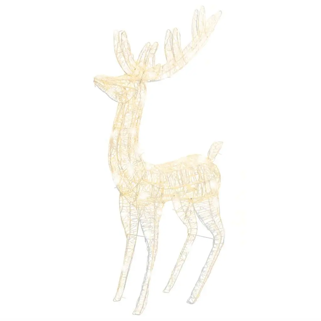 Outdoor 180cm Acrylic Christmas Reindeer with 250 LED Lights