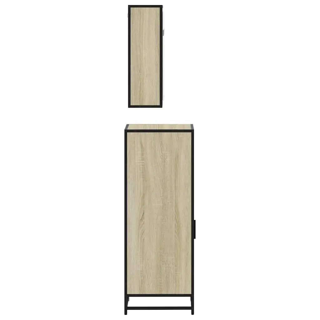 3-Piece Bathroom Vanity Cabinet with Mirror