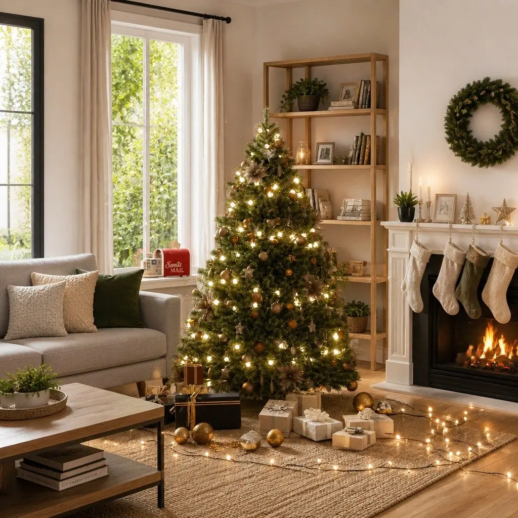 Warm White LED String Lights with 150 Bulbs, 15m