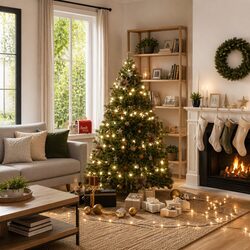 Warm White LED String Lights with 150 Bulbs, 15m