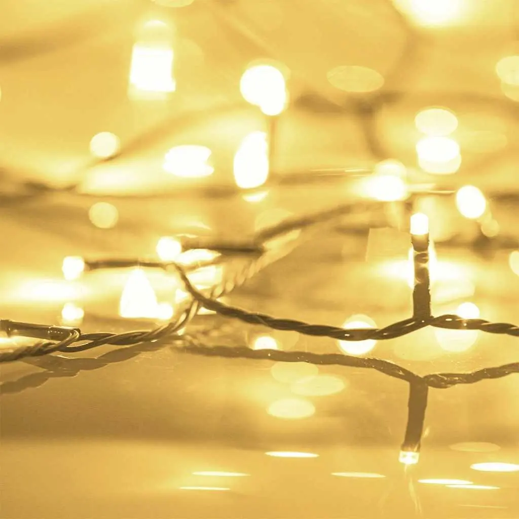 300 LED Warm White String Lights 30m for Festive Decor