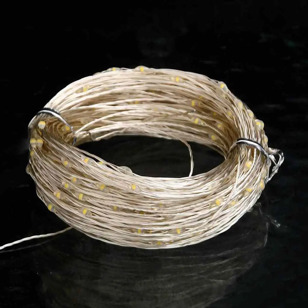 300 LED Warm White String Lights with Remote Control 30m
