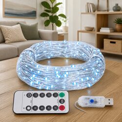 150 LEDs Cold White LED String Lights for Events