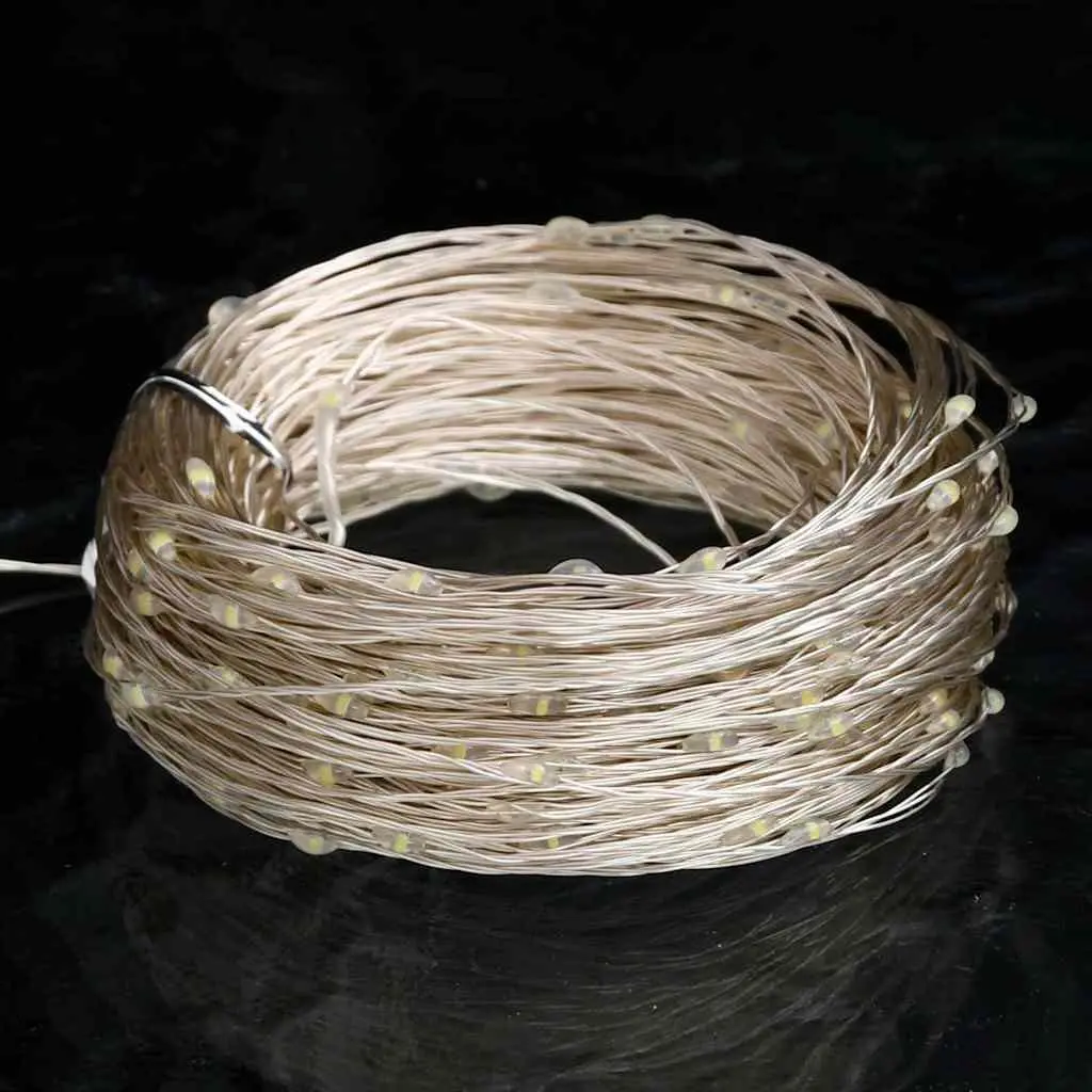 LED String Lights Copper Wire 15m Cold White 150 LEDs