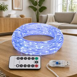 150 LED Blue String Lights for Festive Decor