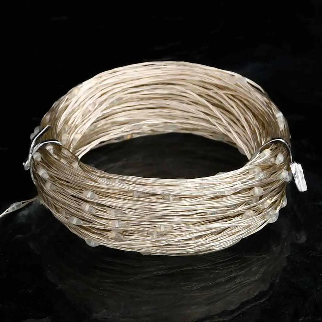 LED String Lights Copper Wire 15m Blue