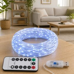 300 LEDs Blue String Lights 30m with Remote Control