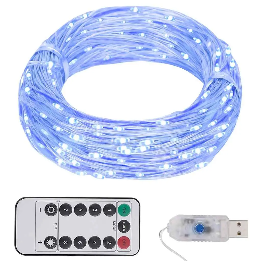 LED String Lights Copper Wire 30m Blue