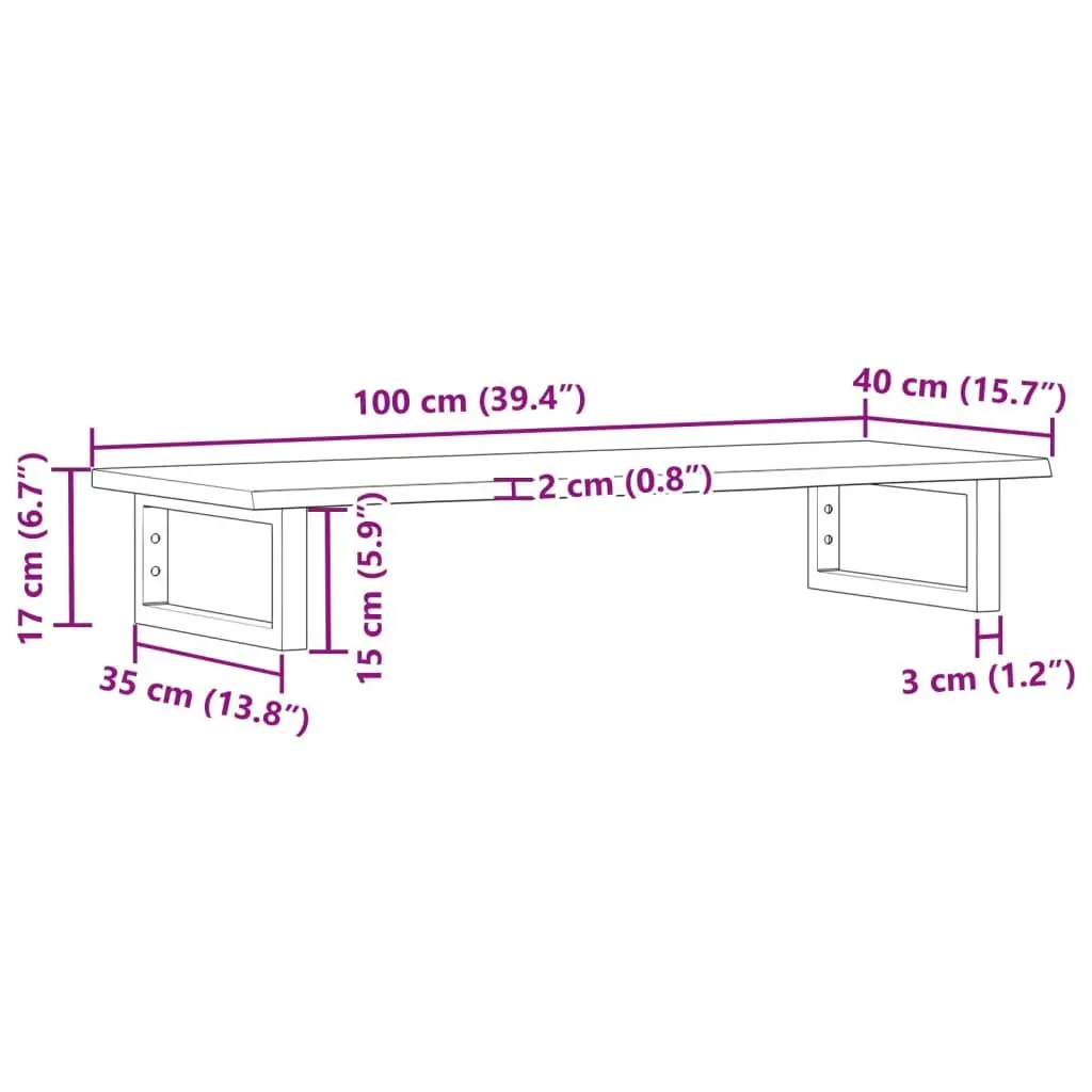 Wall Mounted Basin Shelf for Bathrooms