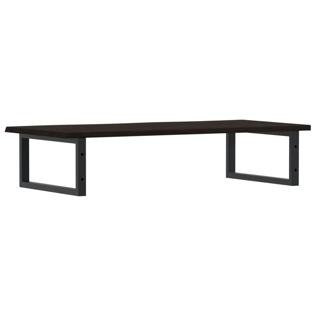 Floating Basin Shelf Bathroom Vanity Unit Steel Oak