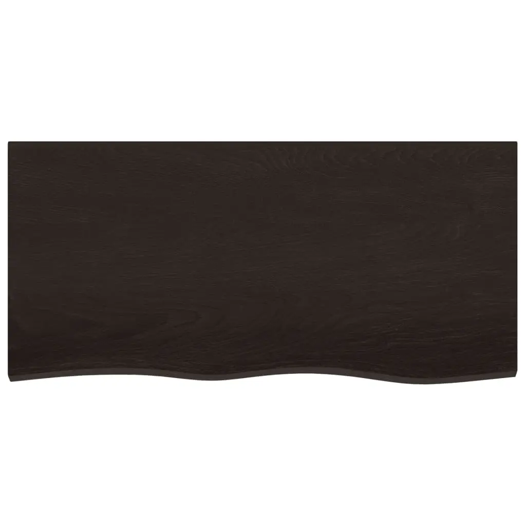 Floating Basin Shelf Bathroom Vanity Unit Steel Oak