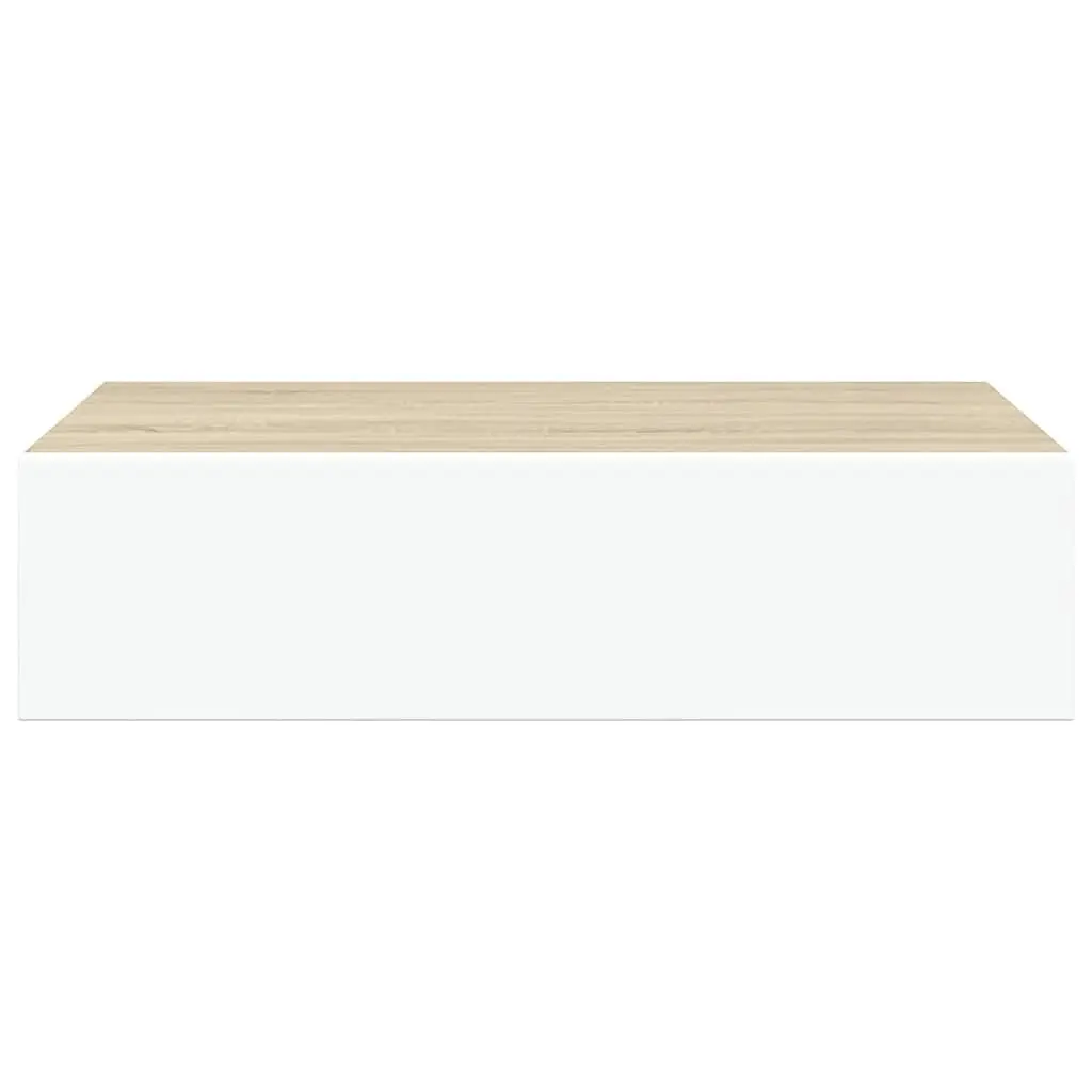 Wall-mounted Drawer Shelf MDF Floating Storage Bedroom Living Room Decor