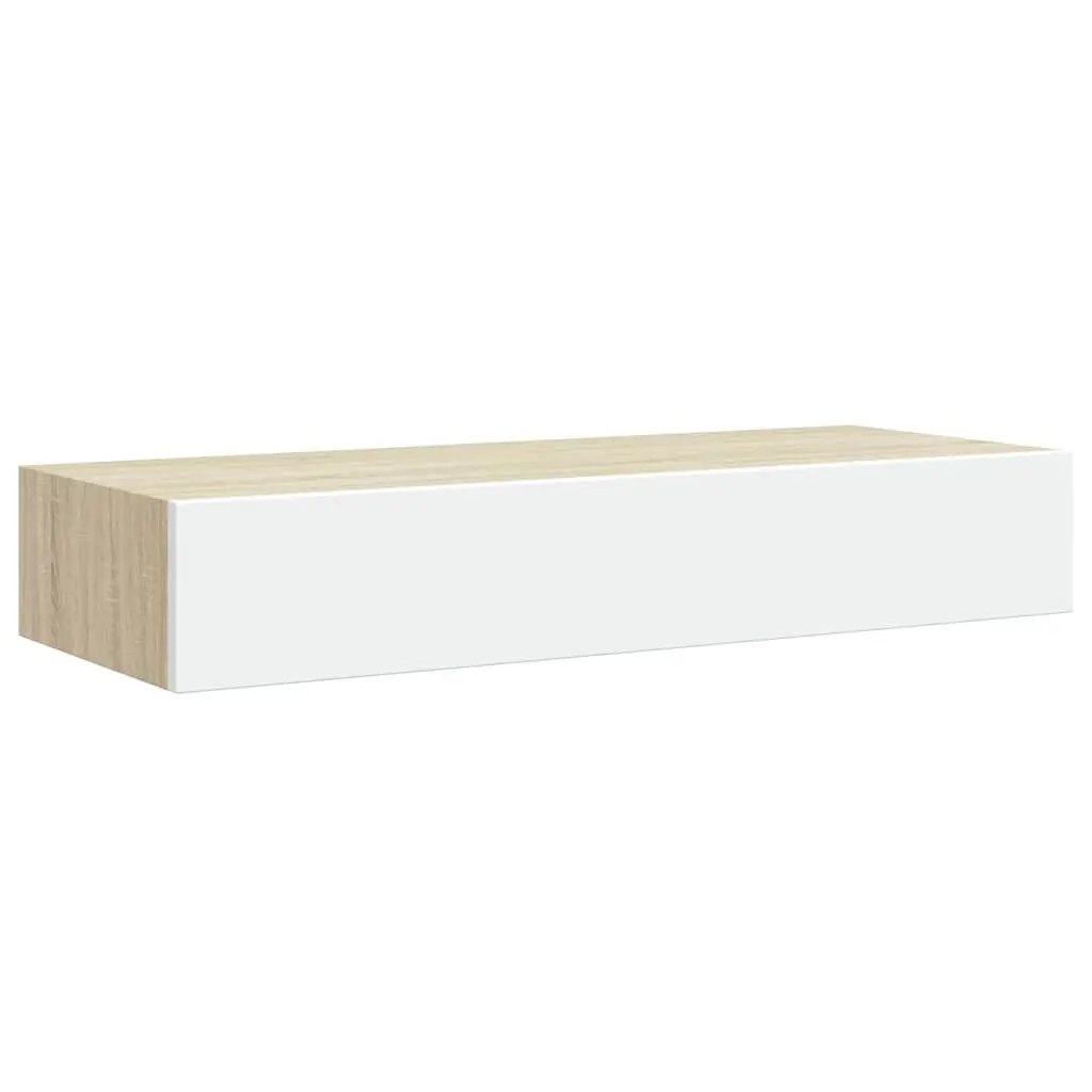 Wall-mounted Shelf MDF Oak Brown 60x23.5x10cm